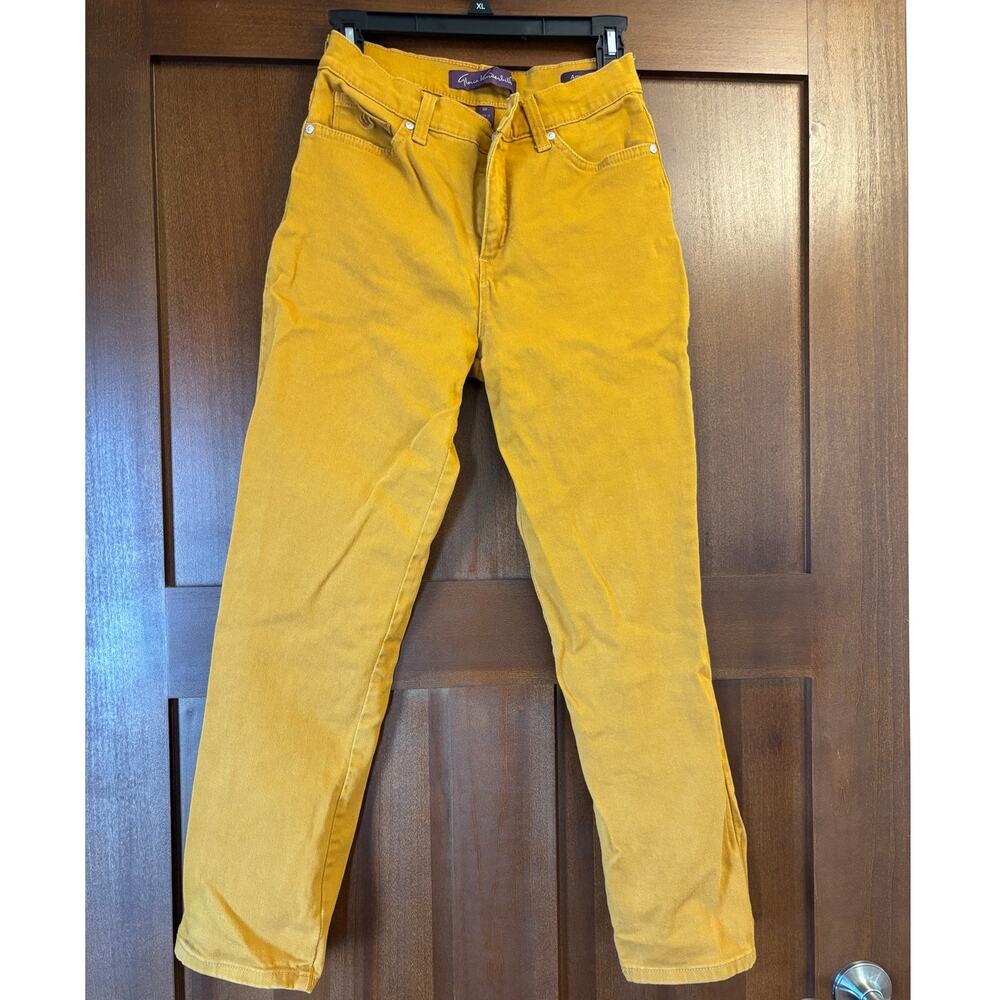 Gloria Vanderbilt Amanda Yellow Jeans, 6P